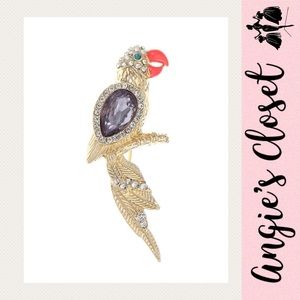Monet Bird Brooch